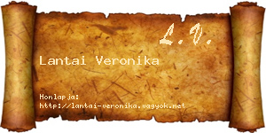 Lantai Veronika névjegykártya