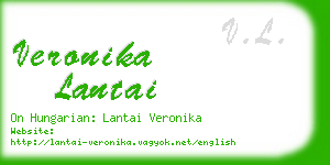 veronika lantai business card